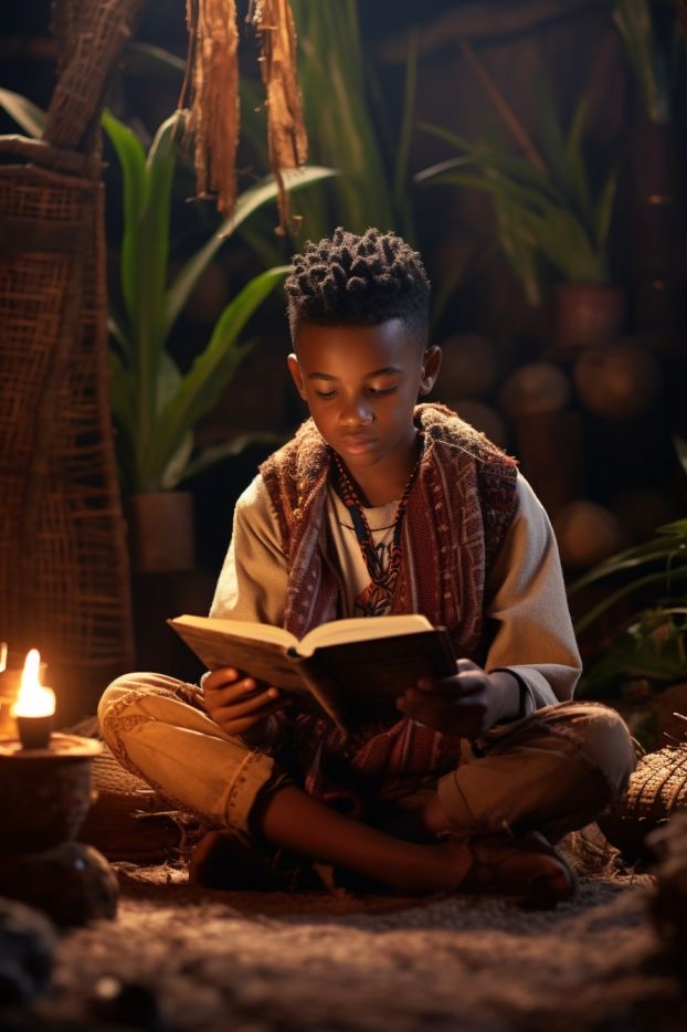 Jeune lecteur africain