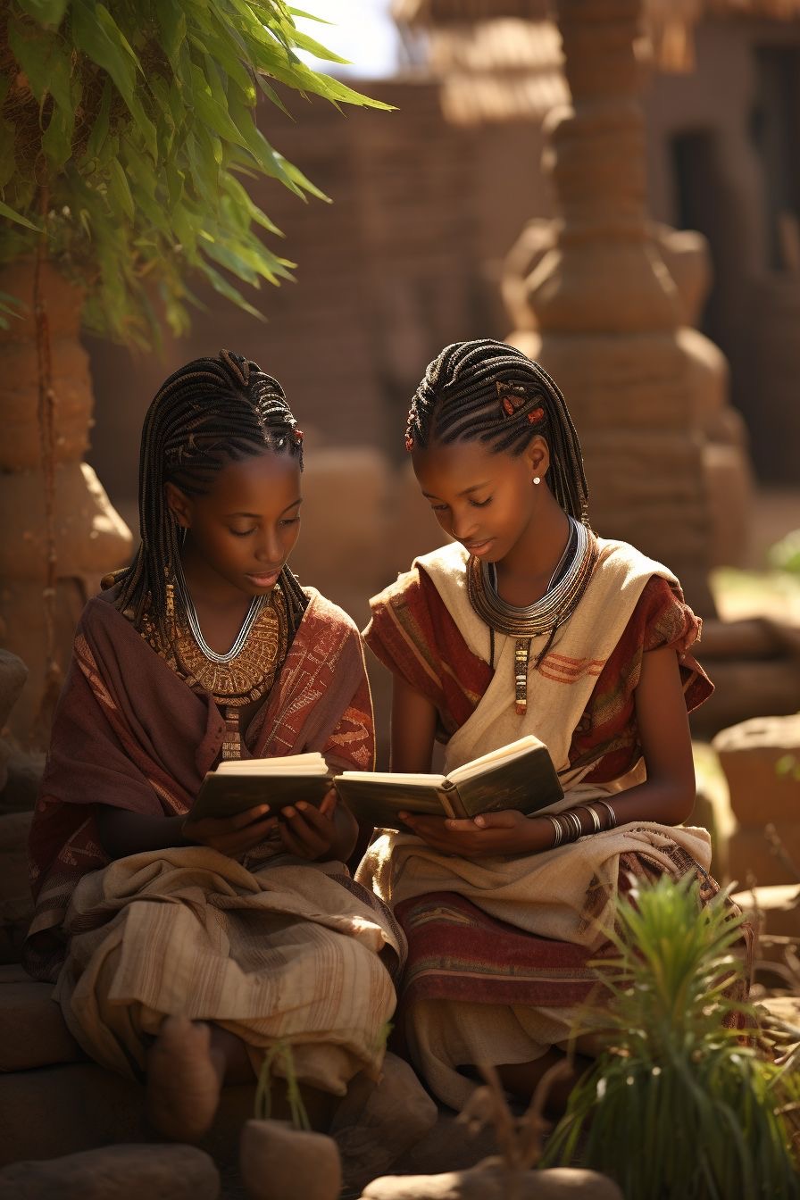 Enfants africains en classe